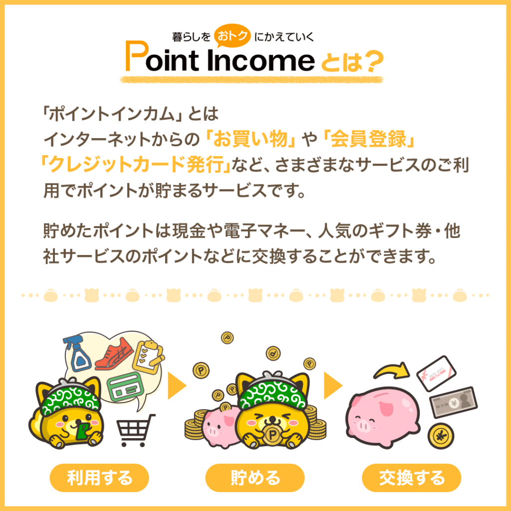 ポイントインカムの説明